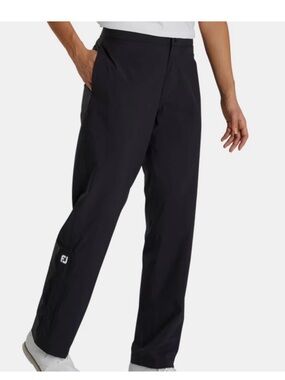 FootJoy Dryjoys women’s golf rain pants waterproof snap waist black Medium